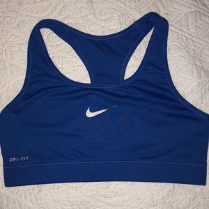 Blue Nike Sports Bra
